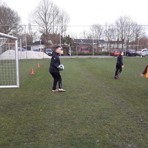 Pupillen voetbaldoel JVD180 55 Geleverd en in gebruik door kids united / g-team van fc groningen