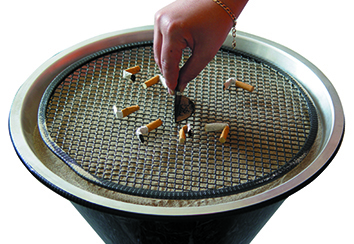 Asbak model Delsin 11 Buitenasbak model Delsin, zeer eenvoudig te legen