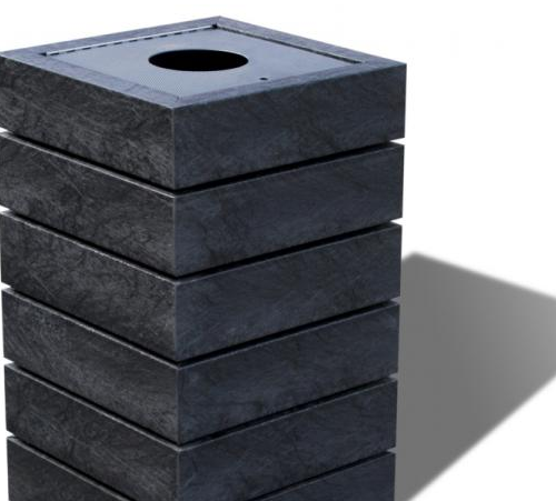 Afvalbak Agora 5 Kunststof afvalbak Agora1