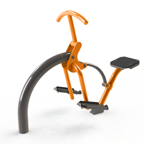 The Rider, heerlijk in de open lucht aan uw conditie werken met dit fraaie buiten fitness apparaat voor de openbare en semi-openbare ruimtes.