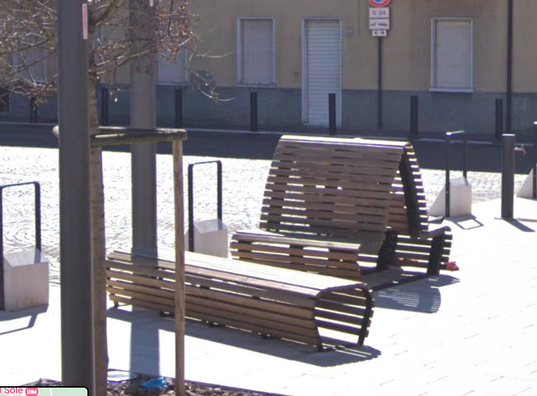 Dubbele parkbank 4 Dubbele parkbank - Afbeelding 4