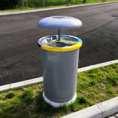 Gescheiden afvalbak model Claire 12 afvalbak afvalscheiden model Claire