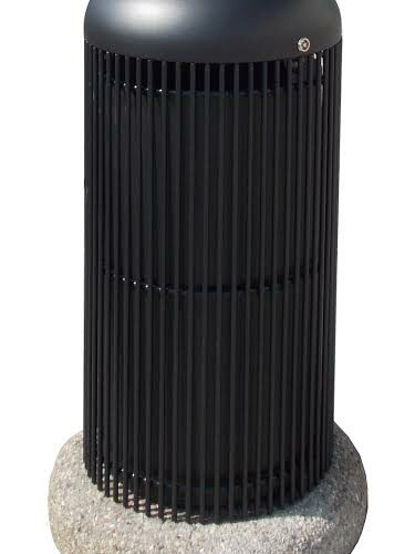 Parkbank Rest recht 36 Buiten afvalbak model Elise sluit perfect aan bij deze serie parkbanken. Zie hiervoor onze categorie afvalbakken.