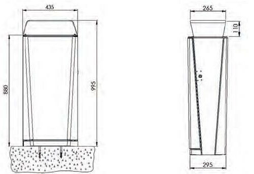 Afvalbak model Silk 9 afvalbakken buiten product variant image full 0 afvalbakken buiten c