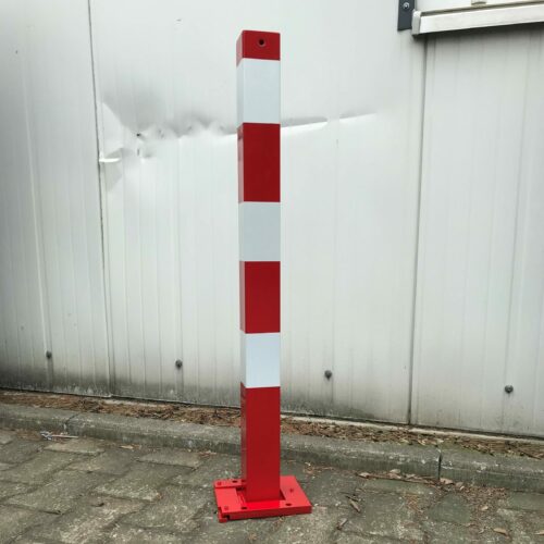 Wegneembare afzetpalen 70x70mm 4 Op klantverzoek kunnen we deze afzetpalen ook in andere ral kleuren leveren