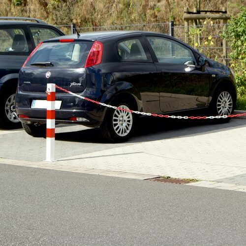 parkeerpaal met ketting 6 De ideale oplossing voor particulier en bedrijf. Kettingpalen