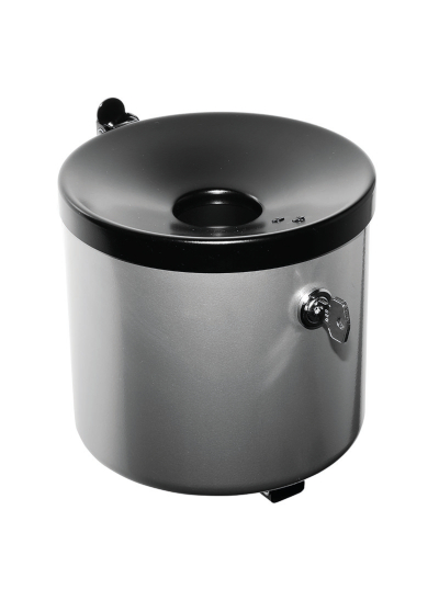 Asbak model Cubix 4 Buitenasbak Cubix. De voordelige en nette buiten-asbak voor bedrijf en particulier.