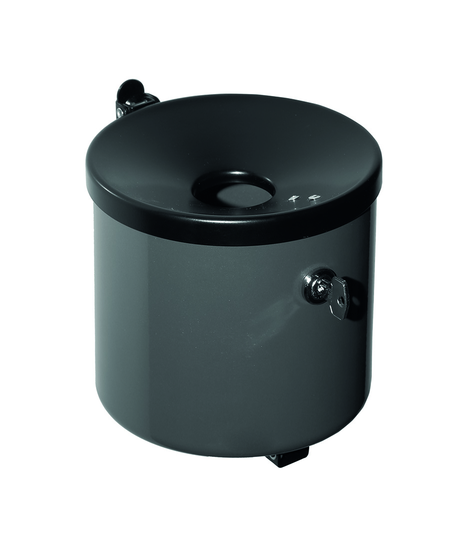 Asbak model Cubix 5 Asbak Cubix met poedercoating in de kleur grijs.