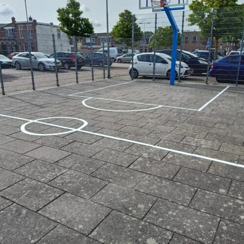 Basketbalpaal PROFI-outdoor 109 Deze professionele basketbalpaal is een must-have voor elk sportveld of schoolplein – onbreekbaar, weerbestendig en veilig! In diverse ral kleuren leevrbaar