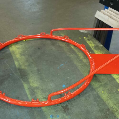 Basketbalring rood 6 Zware basketbalring. Zeer duurzaam. Model Classic, de ultieme duurzaamheid