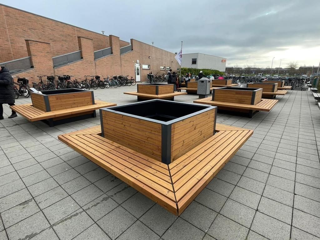 Plantenbak- zitbankcombinatie model Cimi 7 Plantenbak- zitbankcombinatie model Cimi - Afbeelding 7