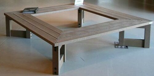 Boombank London 9 Boombank model Londen zonder rugleuning. In diverse kleuren verkrijgbaar. Zonder rugleuning op aanvraag leverbaar.