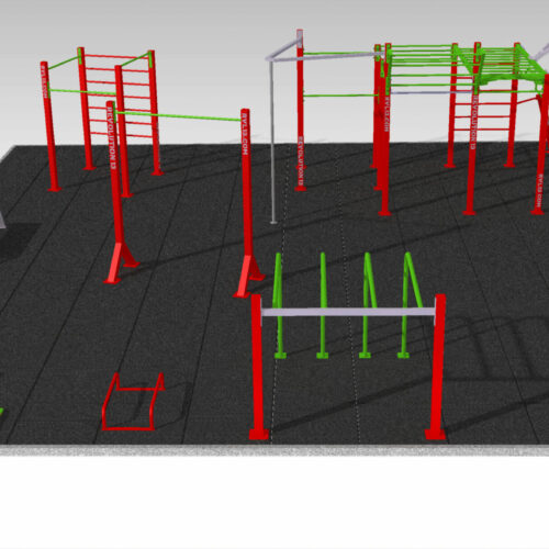 Deze Step Ups zijn een ideale aanvulling op uw buiten fitness c.q. bootcamp -park