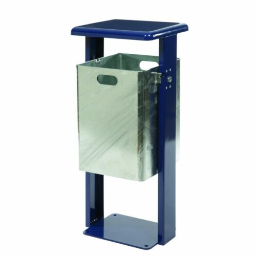 Buitenafvalbak Cubix Luxe 4 Buiten afvalbak Cubix Luxe. Afgebeeld de vrijstaande uitvoering van deze bijzonder fraaie en degelijke afvalbakken.