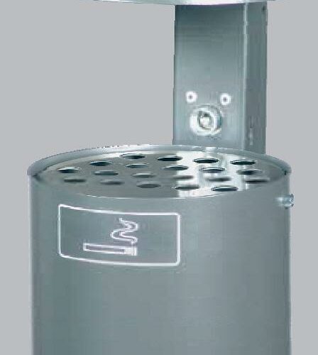 Buiten asbakken model Nova+. Duurzaam en voordelig.