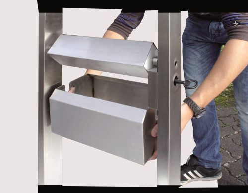 Eenvoudig te legen met de bijgeleverde driekantsleutel.