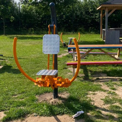 Buiten fitness toestel de Triple Twister 16 buitenfitness toestel