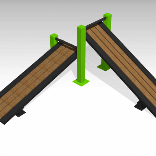 De dubbele buikspierbank.