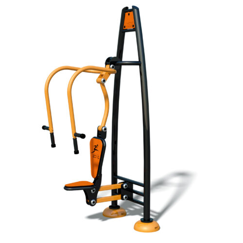 Outdoor fitness Inclusive Chest Press & Pull Down Combo 21 Ook de montage van uw Chest Press en overige fitness toestellen voor de buitenruimte kunnen wij vanzelfsprekend voor u verzogen