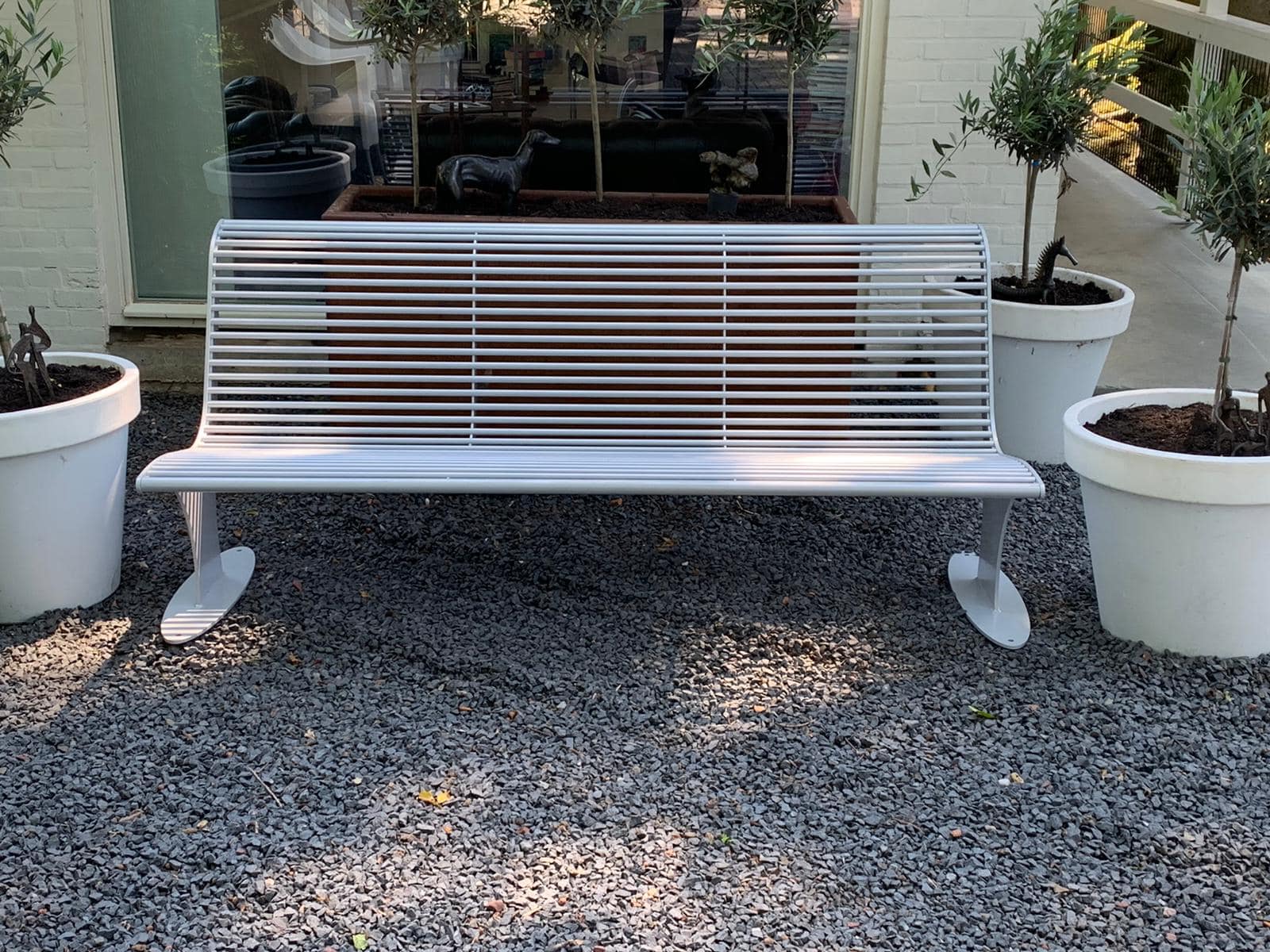 Parkbank Athene 19 Parkbanken met een uitstekende zit en een bijzonder fraai design