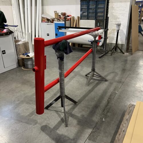 Draaipoort ZS 24 Nog een afbeelding van de productie van onze draaipoorten. Degelijk Duits fabricaat.