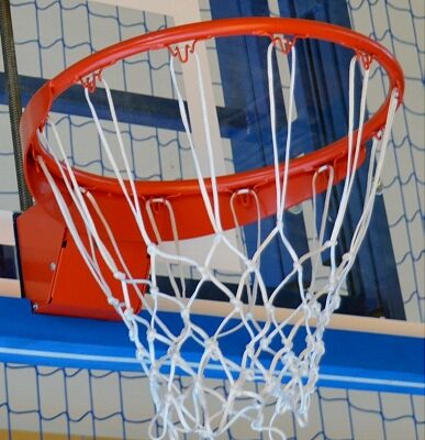 Basketbalbord Profi compleet 16 Afgebeeld de optionele verende dunkring