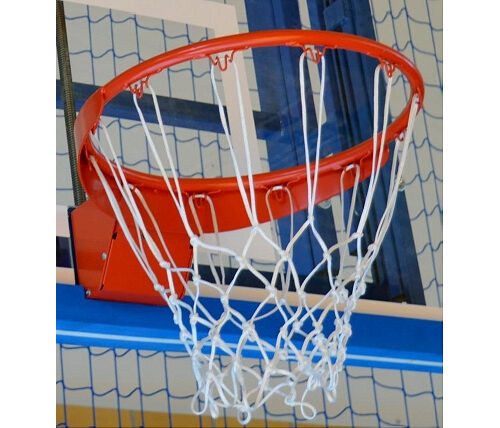 Basketbal dunkring met 12 haken voor de bevestiging van het net.