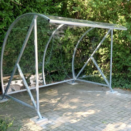 Fietsoverkapping BF1000 - AANBIEDING 110 Een betaalbare en praktische oplossing voor zowel fietsenstalling als rookoverkapping, met uitstekende prijs-kwaliteitverhouding.