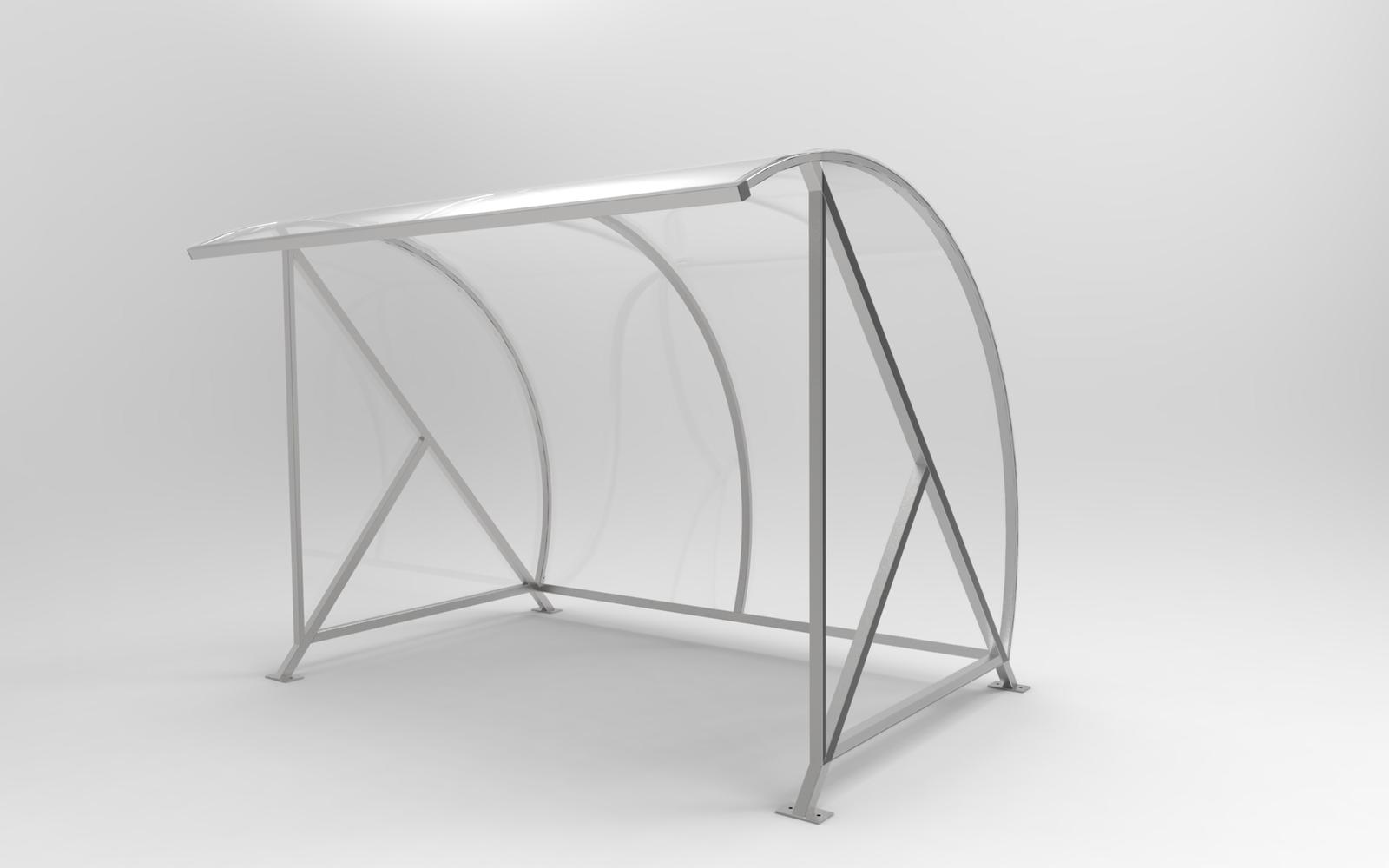 Fietsoverkapping BF1000 - AANBIEDING 56 Rijwieloverkapping BF1000, 3 meter. Volledig geïnstalleerd, uitvoering verzinkt, al voor, 2.695,00 Euro inclusief prefab betonfunderingen. TOP-AANBIEDING!