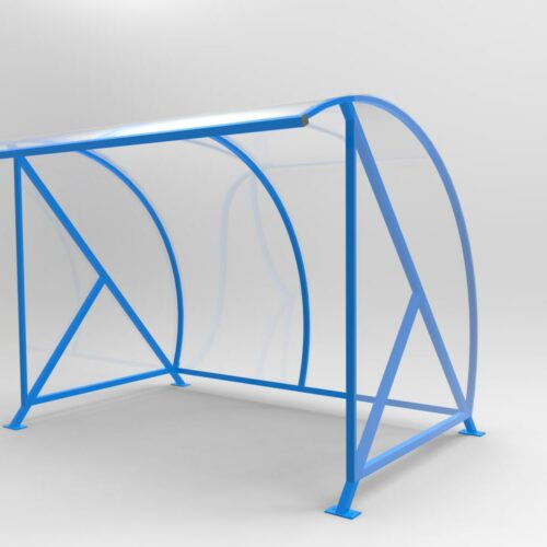 Fietsoverkapping BF1000 - AANBIEDING 114 Rijwieloverkapping BF1000. Gepoedercoat in ral-kleur naar keuze. Nu voor de superprijs van 2.990,00 ex btw. Volledig geïnstalleerd, inclusief prefab betonfunderingen.