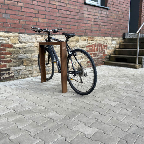 Fietsnietje Corten 7 Fietsnietje - fietsaanleunbeugel het model Corten, bestand tegen alle weersomstandigheden