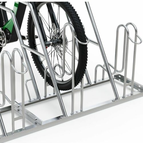 Door de vormgeving ideaal fietsenrek voor elektrische fietsen