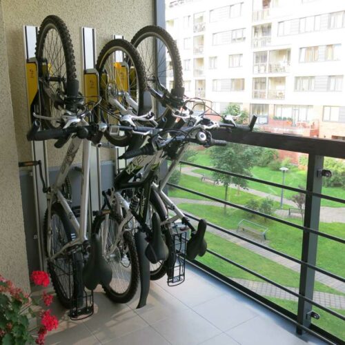 Fietsenrek model MTB, ideaal voor particulieren. Ook als model City leverbaar, een zeer robuuste uitvoering voor de openbare ruimtes.