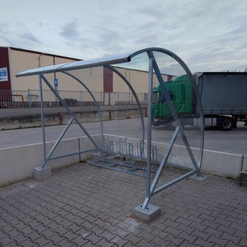 Fietsoverkapping BF1000 - AANBIEDING 96 De BF1000 fietsoverkapping combineert functionaliteit met een fraai design, voor elk terrein.