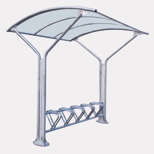 Een voordelige nette fietsoverkapping. Diverse ral kleuren leverbaar,