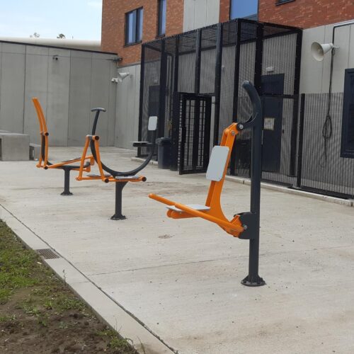 Buiten fitness toestel de Triple Twister 14 fitness toestellen OFM