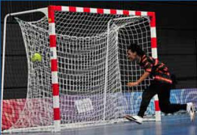 Zaaldoelnetten knooploos 1 Zaaldoelnetten knooploos