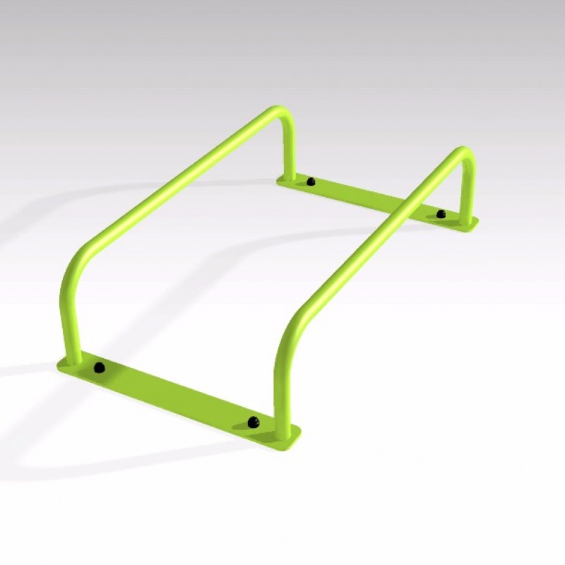 Handstand bars 2 De handstand bars zijn leverbaar in bijna iedere ral kleur.