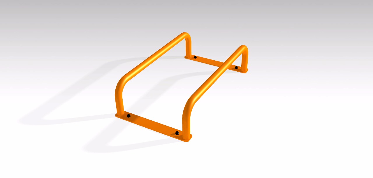 Handstand bars 1 De handstandbars mogen in uw calisthenics park natuurkijk niet ontbreken