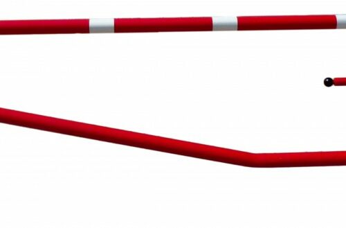 Draaipoort ZS 15 De ronde rode uitvoering. Ook deze is volbad verzinkt en gepoedercoat