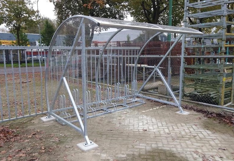 Fietsoverkapping BF1000 - AANBIEDING 8 Het bewijs dat een goedkope fietsoverkapping ook van uitstekende kwaliteit kan zijn. De BF1000-serie van SKWshop