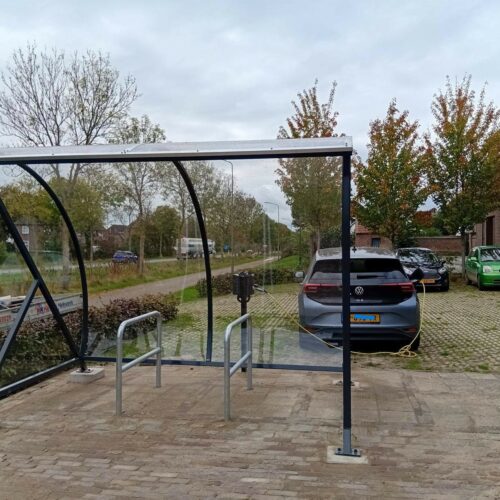 Fietsoverkapping BF1000 - AANBIEDING 112 Fietsoverkapping BF1000 in Deursen-Dennenurgh. Klein maar fijn. Duurzaam en voordelig droog fietsparkeren.