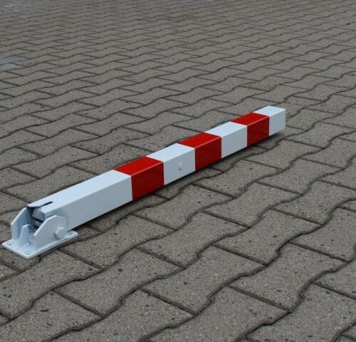 Neerklapbare anti parkeerpalen, ideaal tegen wildparkeerders.