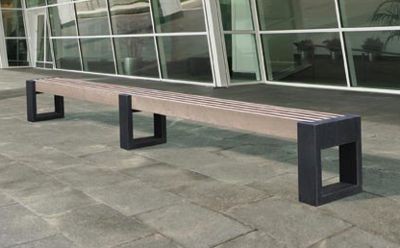 Parkbank Canvas 2 Parkbank Canvas - Afbeelding 2