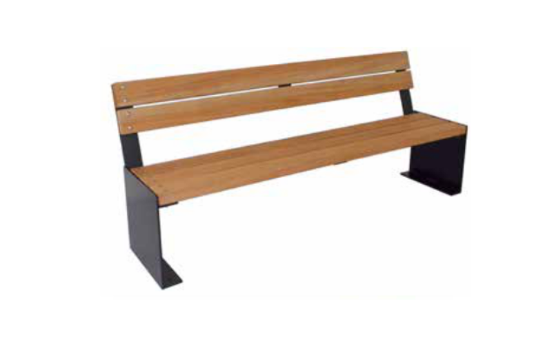 Parkbank Amburgo 2 Parkbank Amburgo met rugleuning