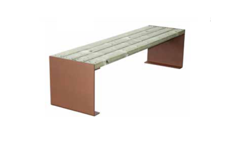 Parkbank Amburgo 3 Parkbank Amburgozonder rugleuning.