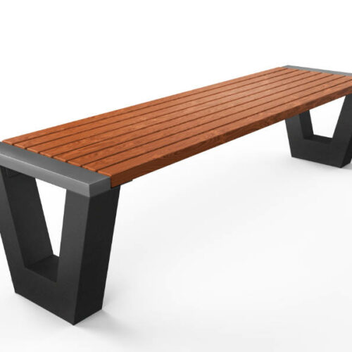 Parkbank Vera 10 Parkbank van glad afgewerkt beton geverfd zonder leuning.