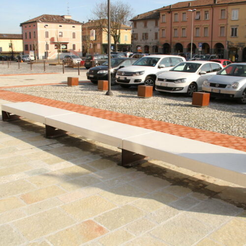 Parkbank model Prato 13 parkbanken Prato wit