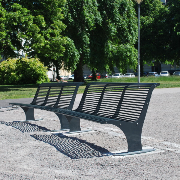 Parkbank Athene 24 Prachtig ontwerp parkbanken, leverbaar is diverse ral kleuren