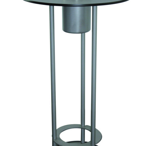 Statafel met model asbak Graphit 14 De oplossing voor uw rokersruimte. Rooktafels onze Graphit-lijn.